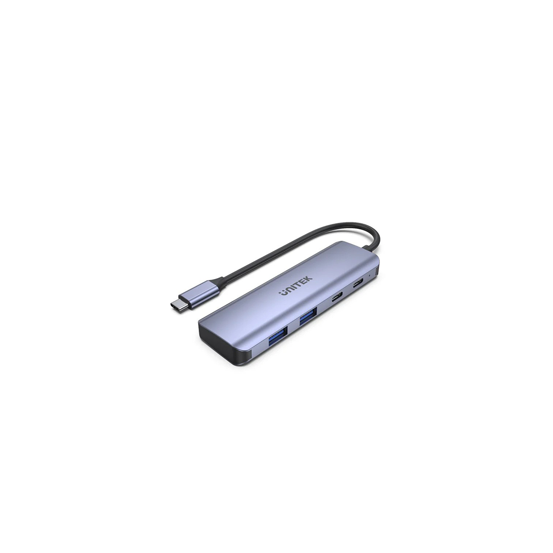 موزع Unitek H1107Q uHUB Q4 Next 4 في 1 USB-C موزع Unitek H1107Q uHUB Q4 Next 4 في 1 USB-C
